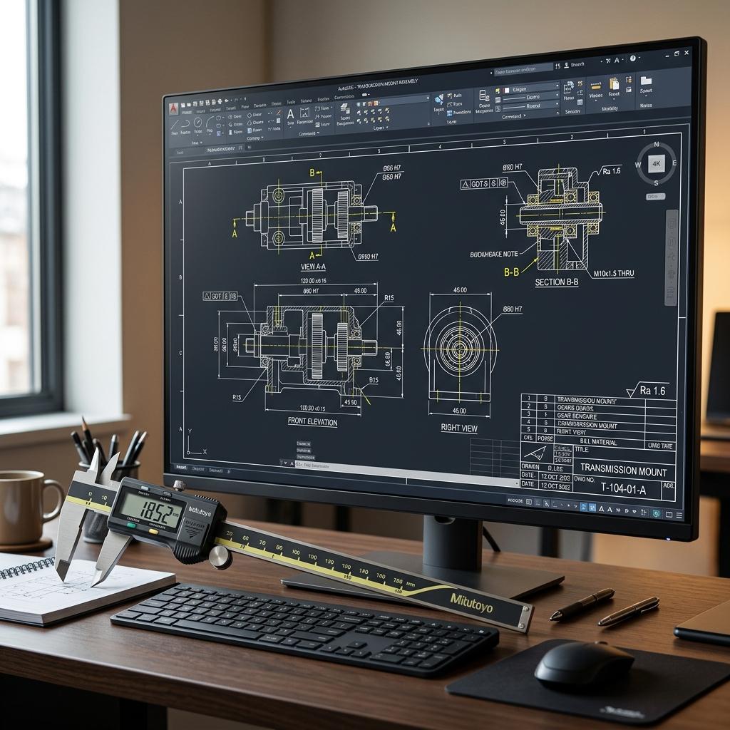 The Importance of AutoCAD 2D Technical Drawings in Manufacturing