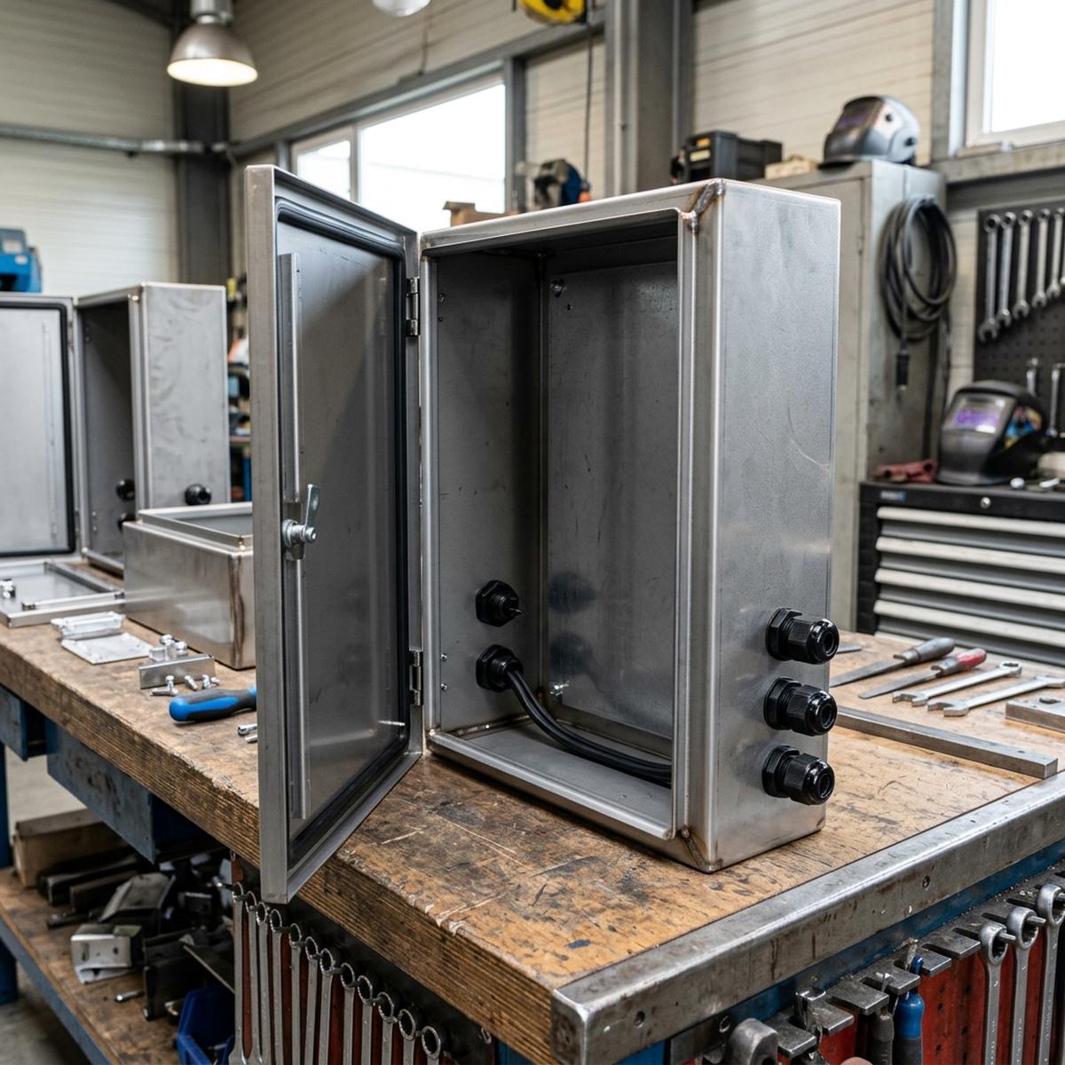 Weatherproof gasket mounting frames and structural sheet layouts produced by ThinkToReality. - Image 1