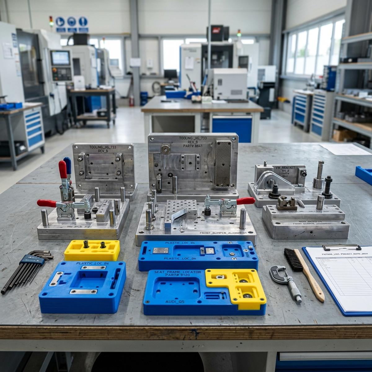 Precision automotive templates and vehicle model assemblies manufactured at ThinkToReality. - Image 1