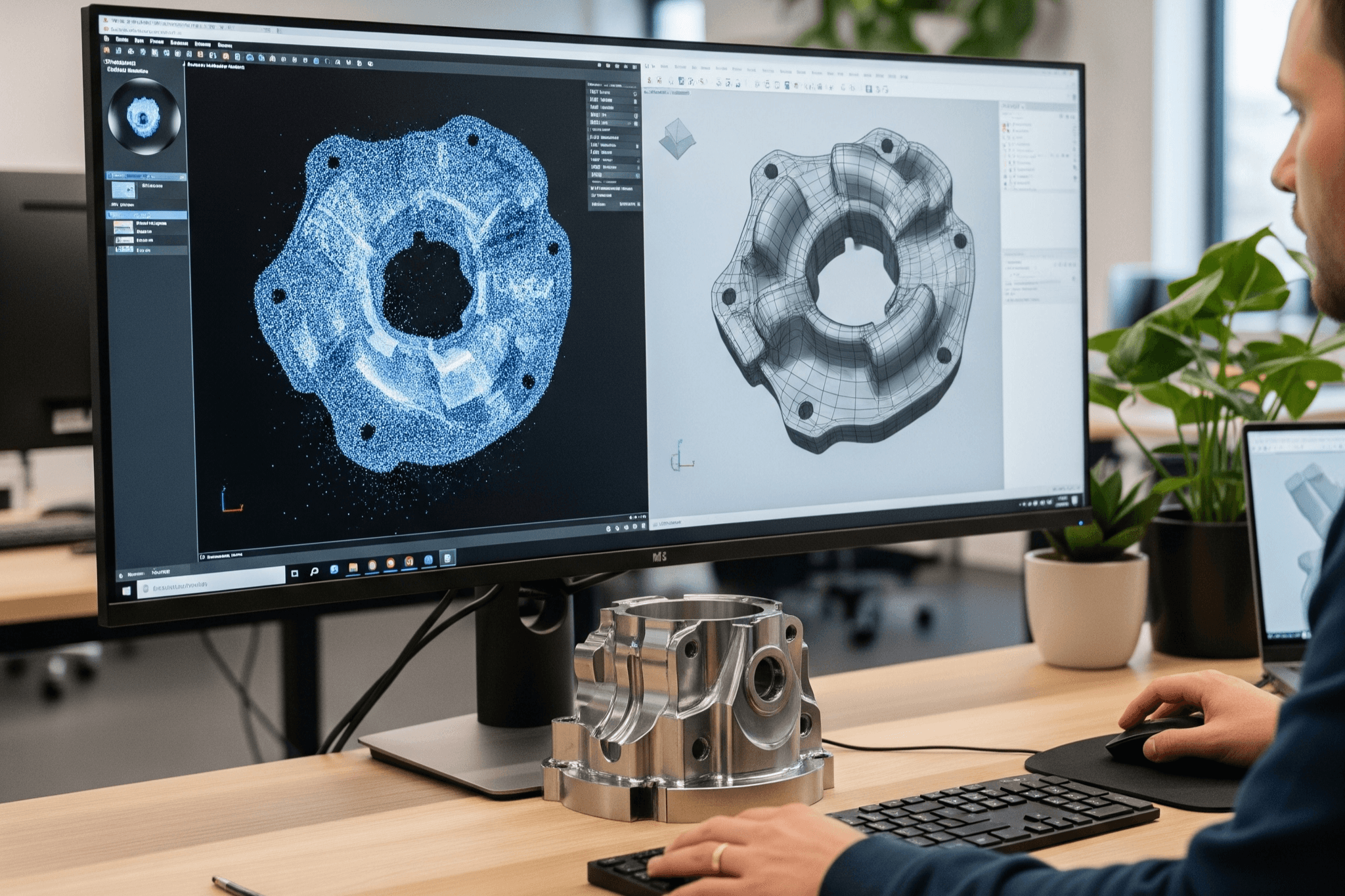Reverse Modeling - 3D Laser Scanning | ThinkToReality
