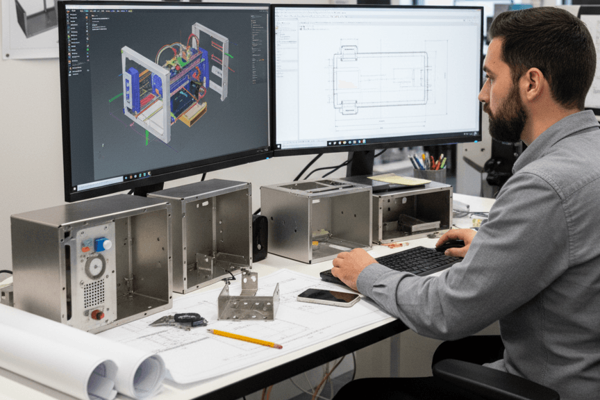 Sheet Metal Designing - Industrial Design | ThinkToReality