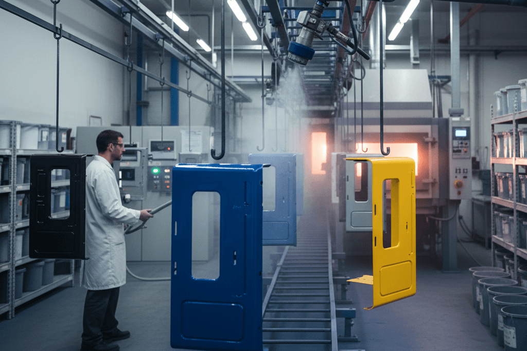 Powder Coating - Sheet Metal Fabrication | ThinkToReality